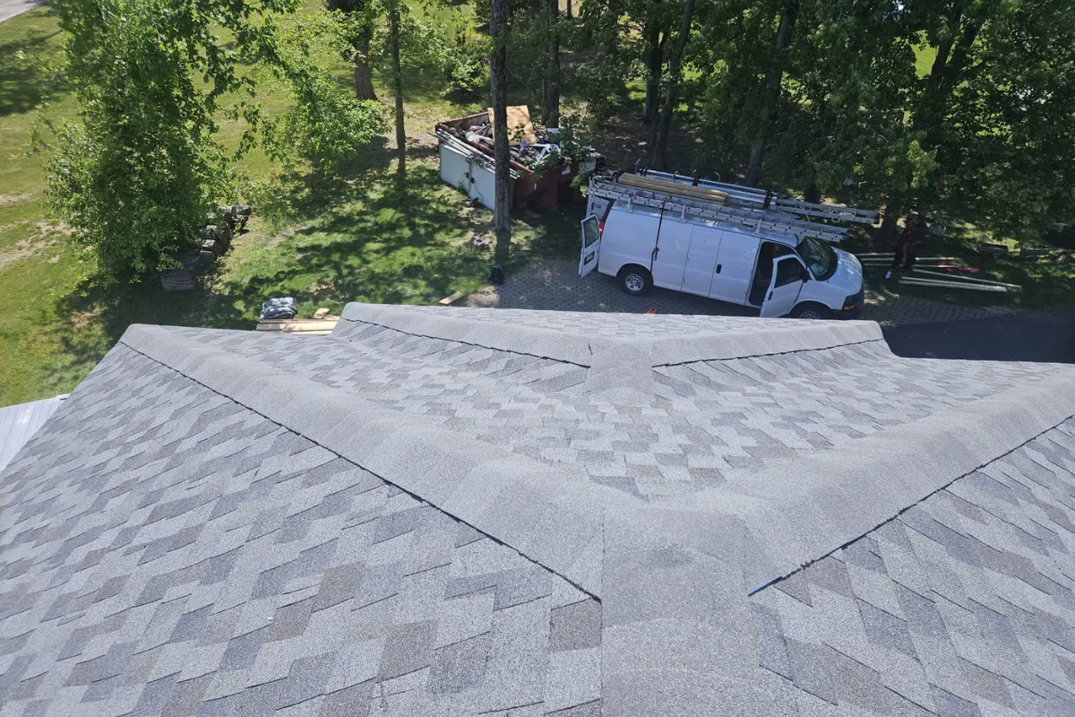 Multi-angle roof replacement